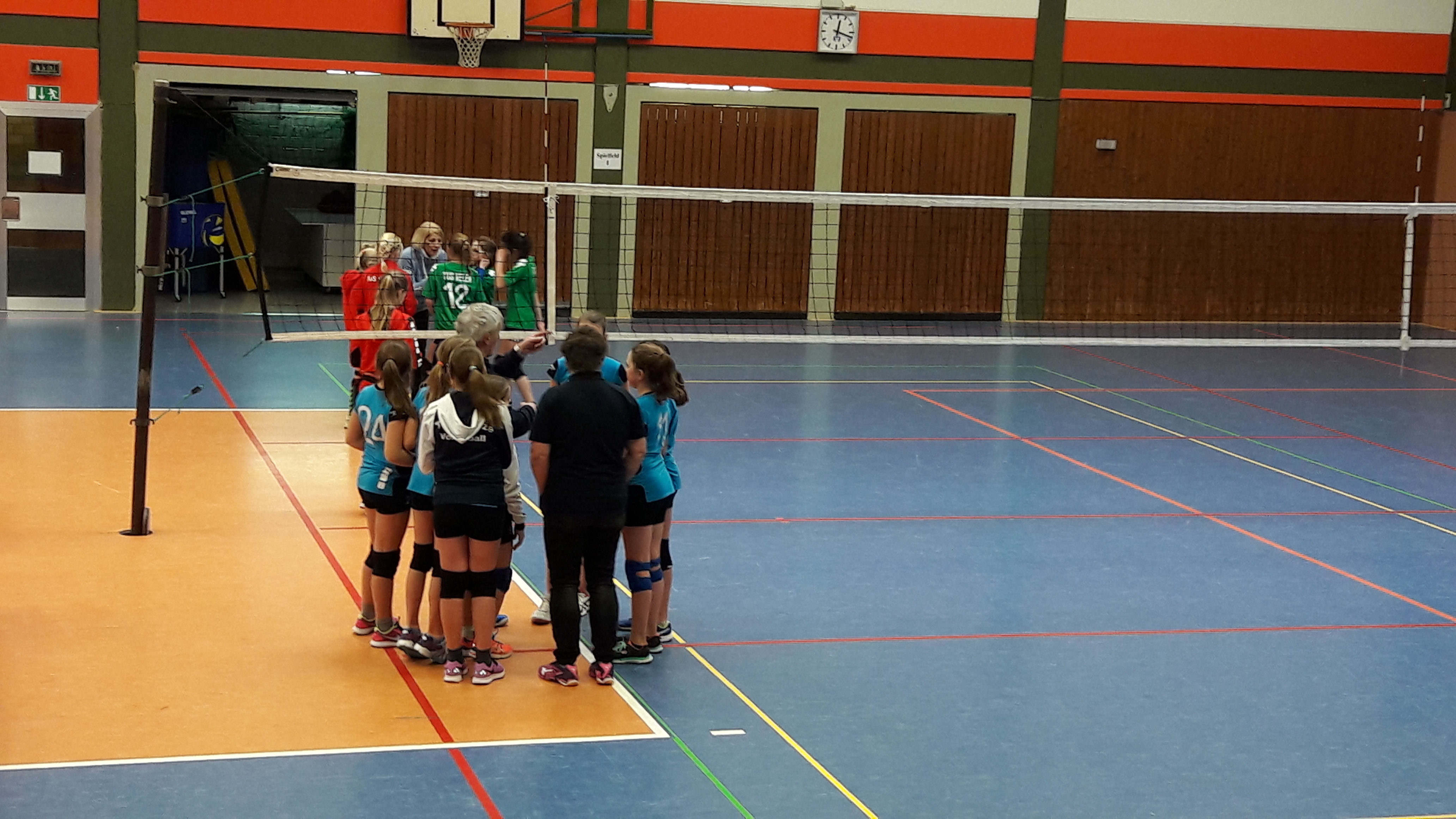 Die Volleyball U13 I des TSV Weeze schaffte den Sprung in die Quali B. Foto: privat