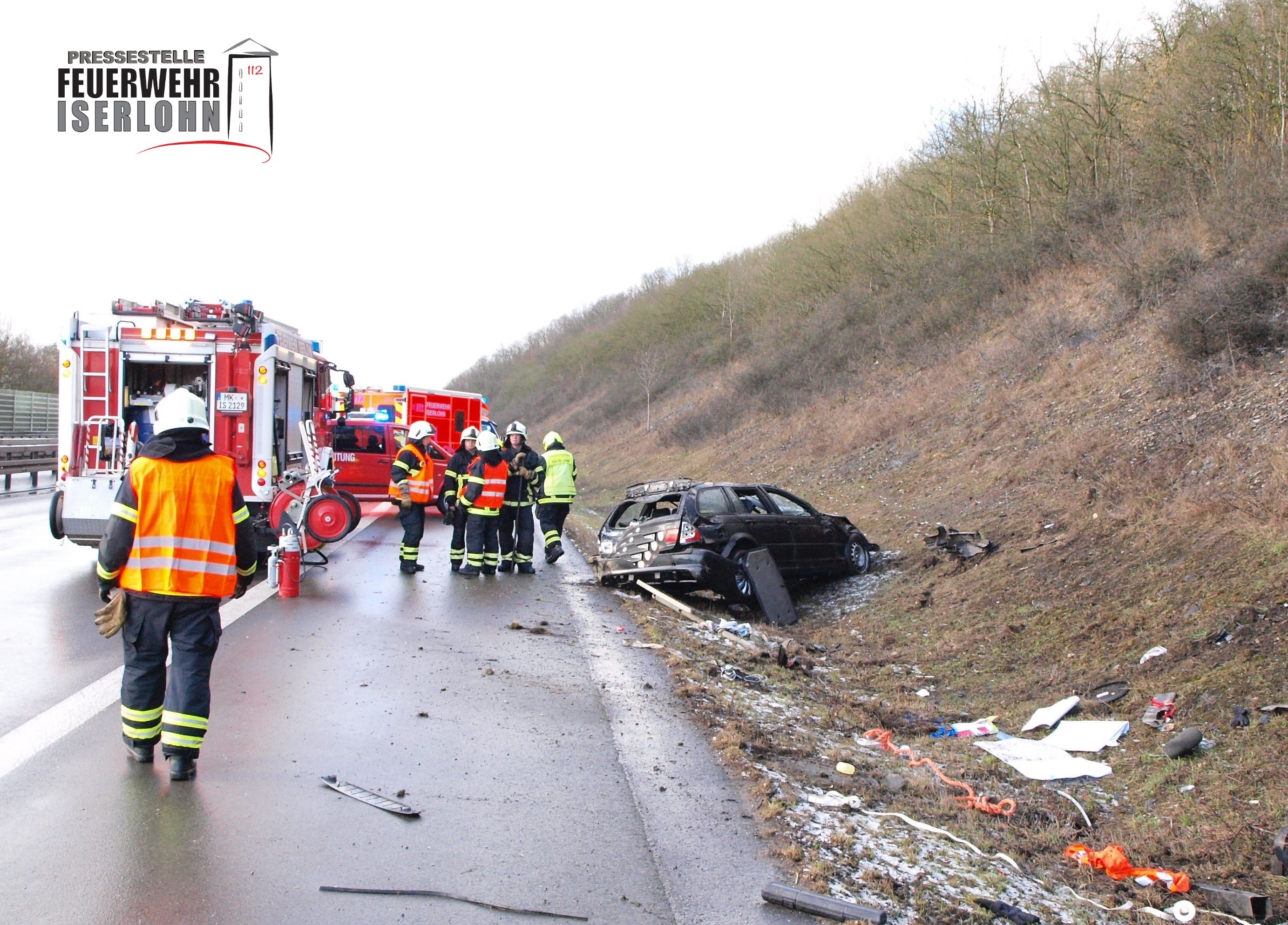 Schreckliche Bilder vom Unfallort.