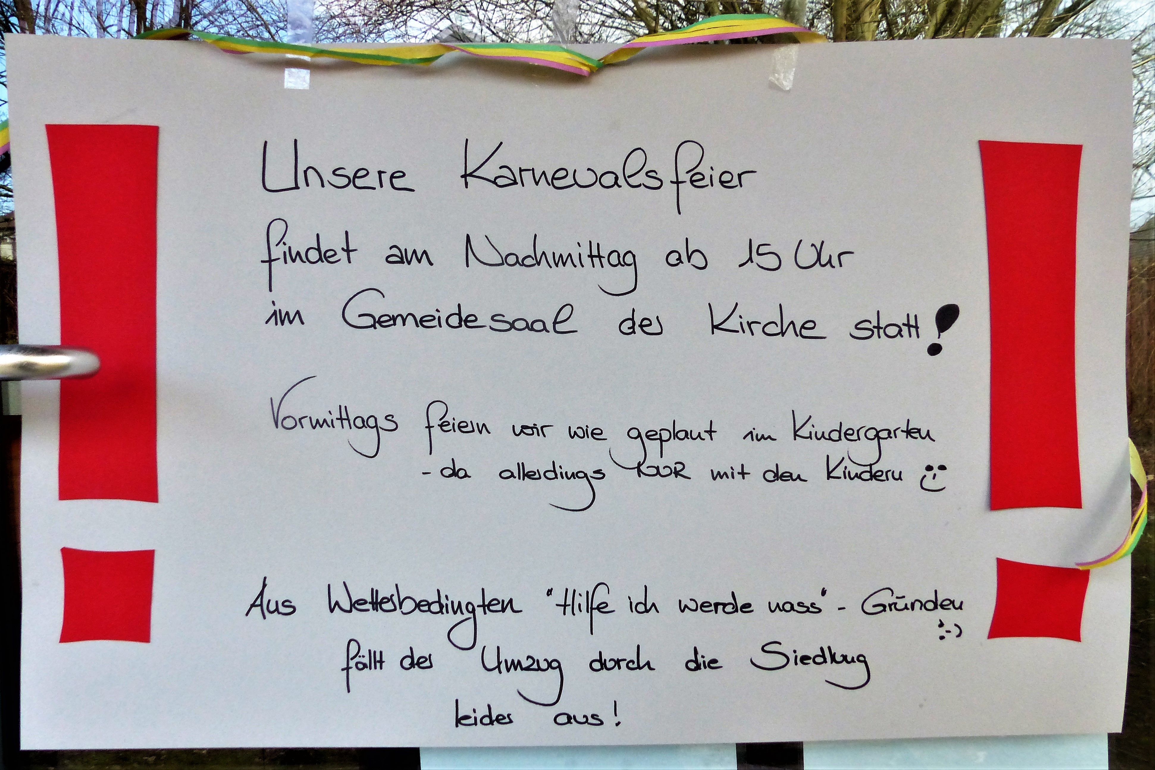 So sah es nach dem Wetterbericht aus, aber dann wurde umgedacht
