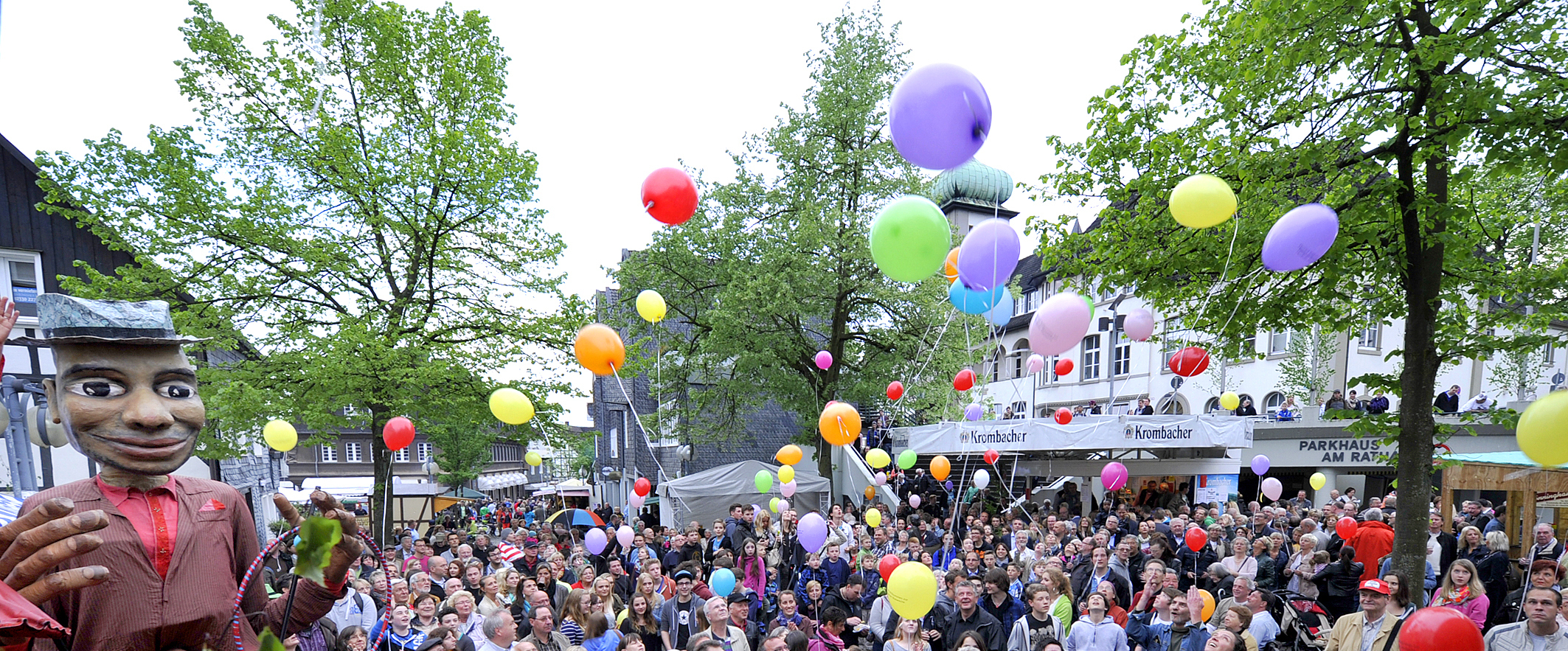 Straßenkünstler sind das I-Tüpfelchen auf der Herdecker Maiwoche. Foto: Stadt Herdecke