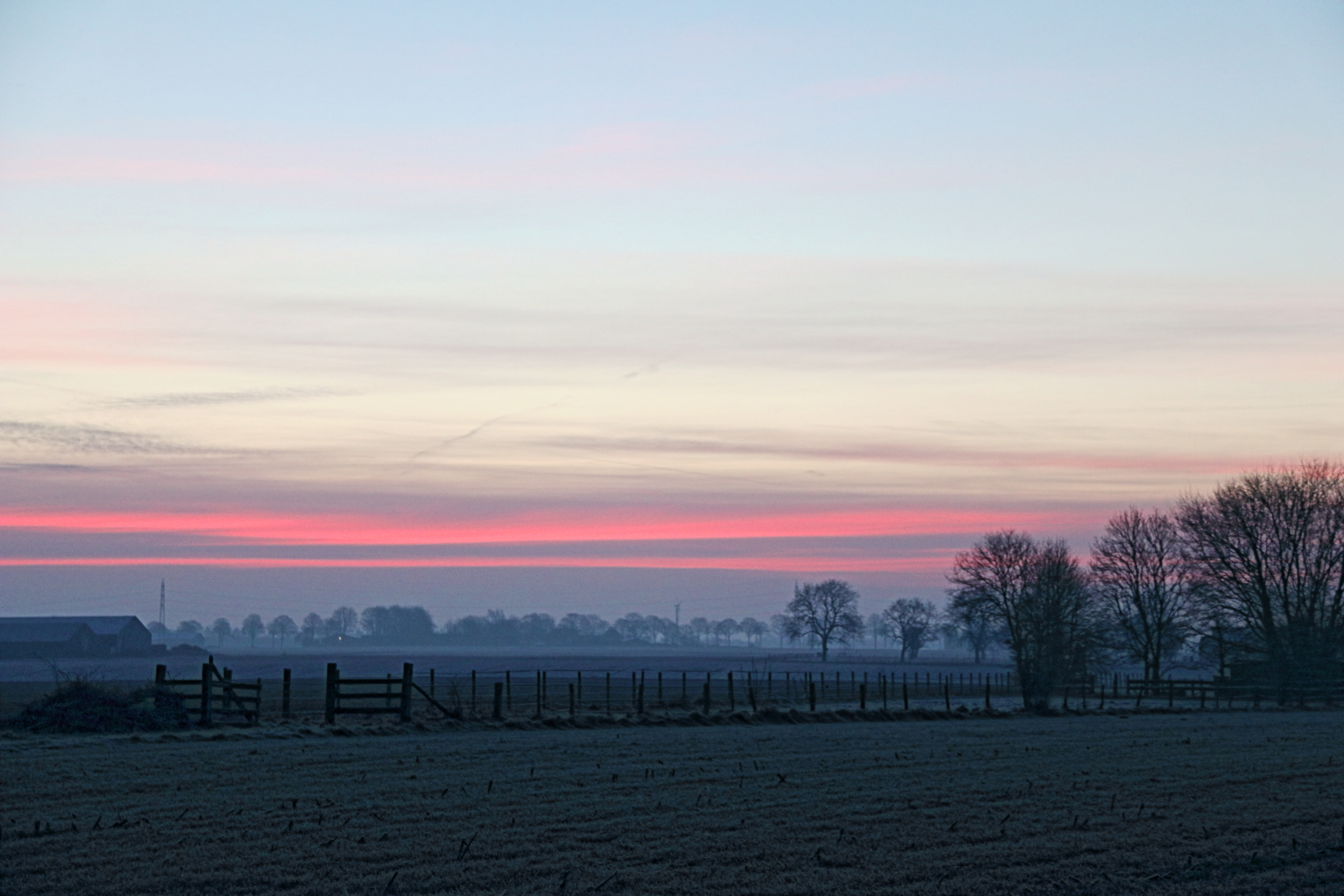 Morgenhimmel bei Kleve