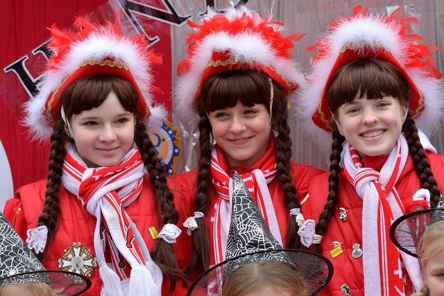 Der Rosenmontagsumzug 2017 in Gelsenkirchen-Erle. Foto Kurt Gritzan