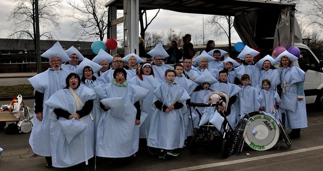 Der Rosenmontagsumzug 2017 in Gelsenkirchen-Erle. Foto Kurt Gritzan