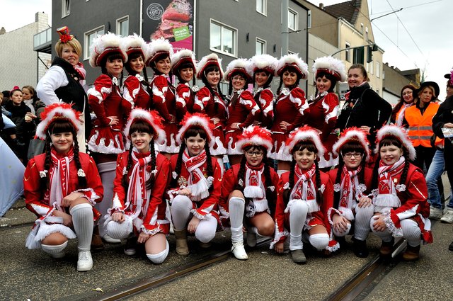 Der Rosenmontagsumzug 2017 in Gelsenkirchen-Erle. Foto Kurt Gritzan