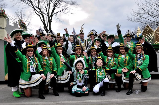 Der Rosenmontagsumzug 2017 in Gelsenkirchen-Erle. Foto Kurt Gritzan
