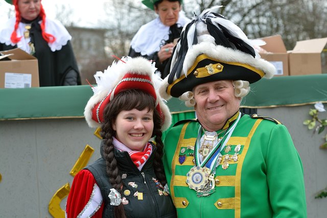 Der Rosenmontagsumzug 2017 in Gelsenkirchen-Erle. Foto Kurt Gritzan