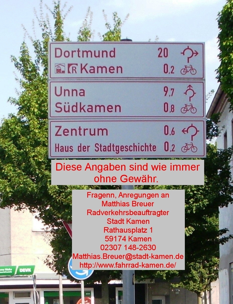Ich habe die Hinweistafel um wichtige Details ergänzt.