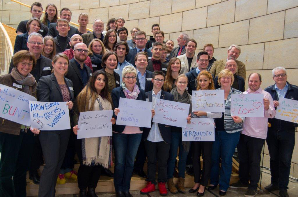 Die Teilnehmer des Projekts „Pimp my Europe“.