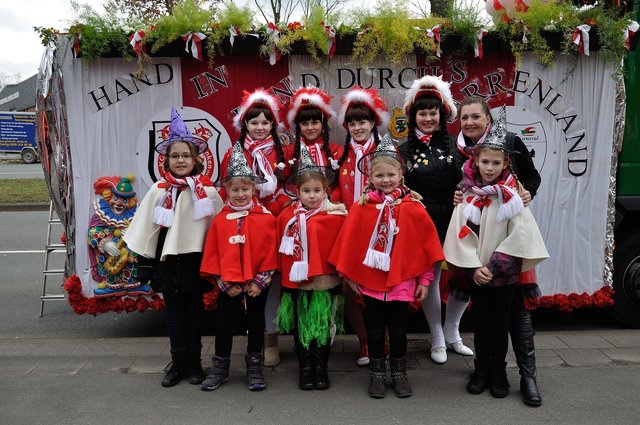 Der Rosenmontagsumzug 2017 in Gelsenkirchen-Erle. Foto Kurt Gritzan