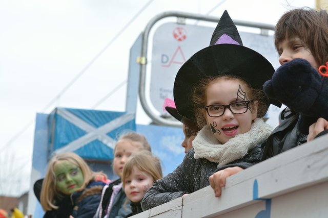 Der Rosenmontagsumzug 2017 in Gelsenkirchen-Erle. Foto Kurt Gritzan