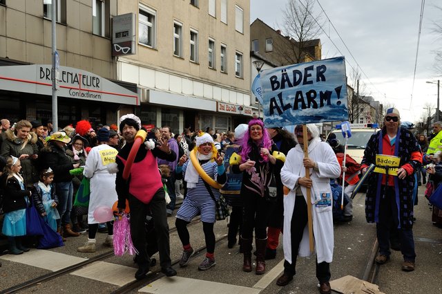 Der Rosenmontagsumzug 2017 in Gelsenkirchen-Erle. Foto Kurt Gritzan