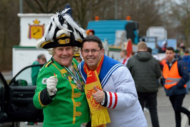 Der Rosenmontagsumzug 2017 in Gelsenkirchen-Erle. Foto Kurt Gritzan