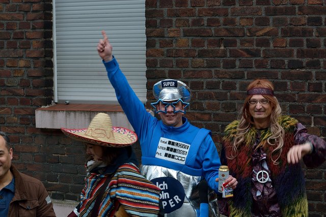 Der Rosenmontagsumzug 2017 in Gelsenkirchen-Erle. Foto Kurt Gritzan