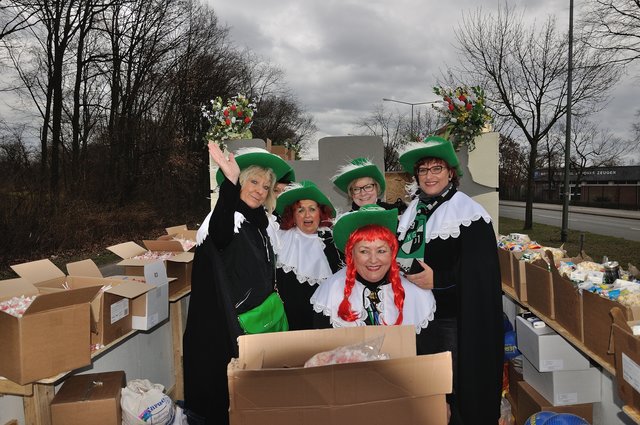 Der Rosenmontagsumzug 2017 in Gelsenkirchen-Erle. Foto Kurt Gritzan