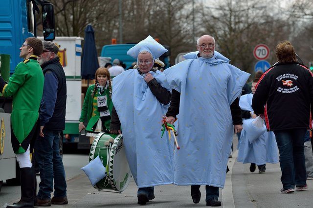 Der Rosenmontagsumzug 2017 in Gelsenkirchen-Erle. Foto Kurt Gritzan