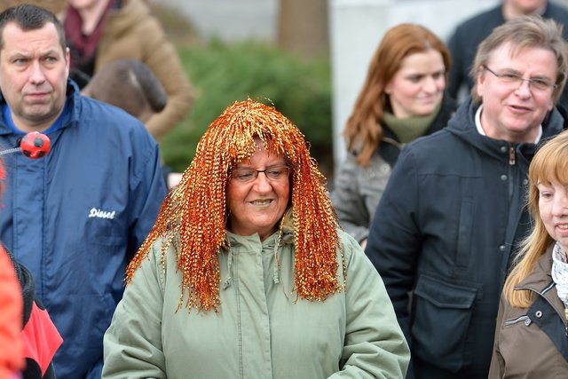 Der Rosenmontagsumzug 2017 in Gelsenkirchen-Erle. Foto Kurt Gritzan