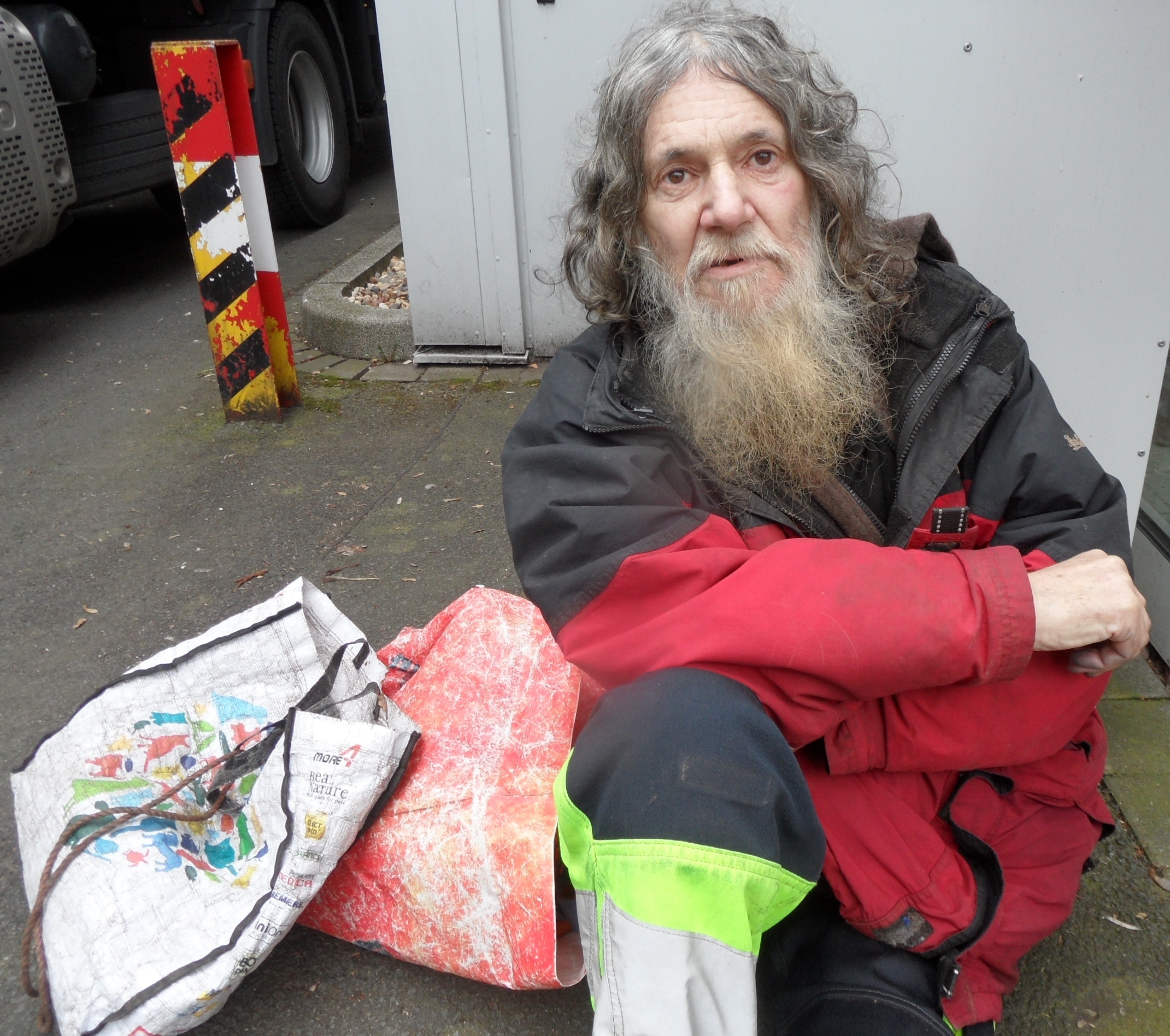 Wolfgang "lebt" seit 15 Jahren auf der Straße