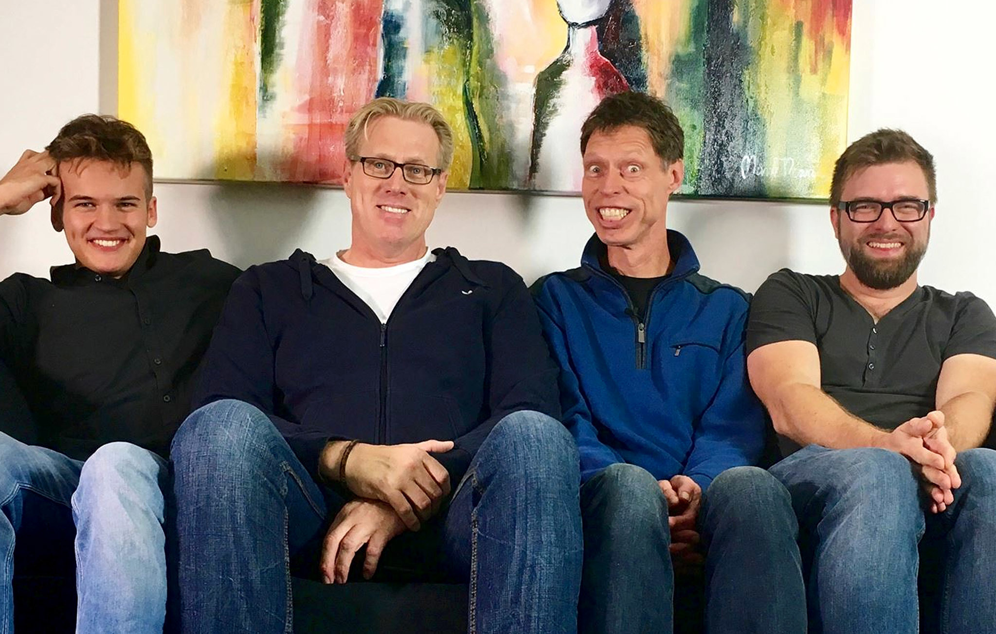 Fritz Schaefer (links) arbeitet mit Norbert Heisterkamp, Maddin Schneider und Frank Bojert zusammen.