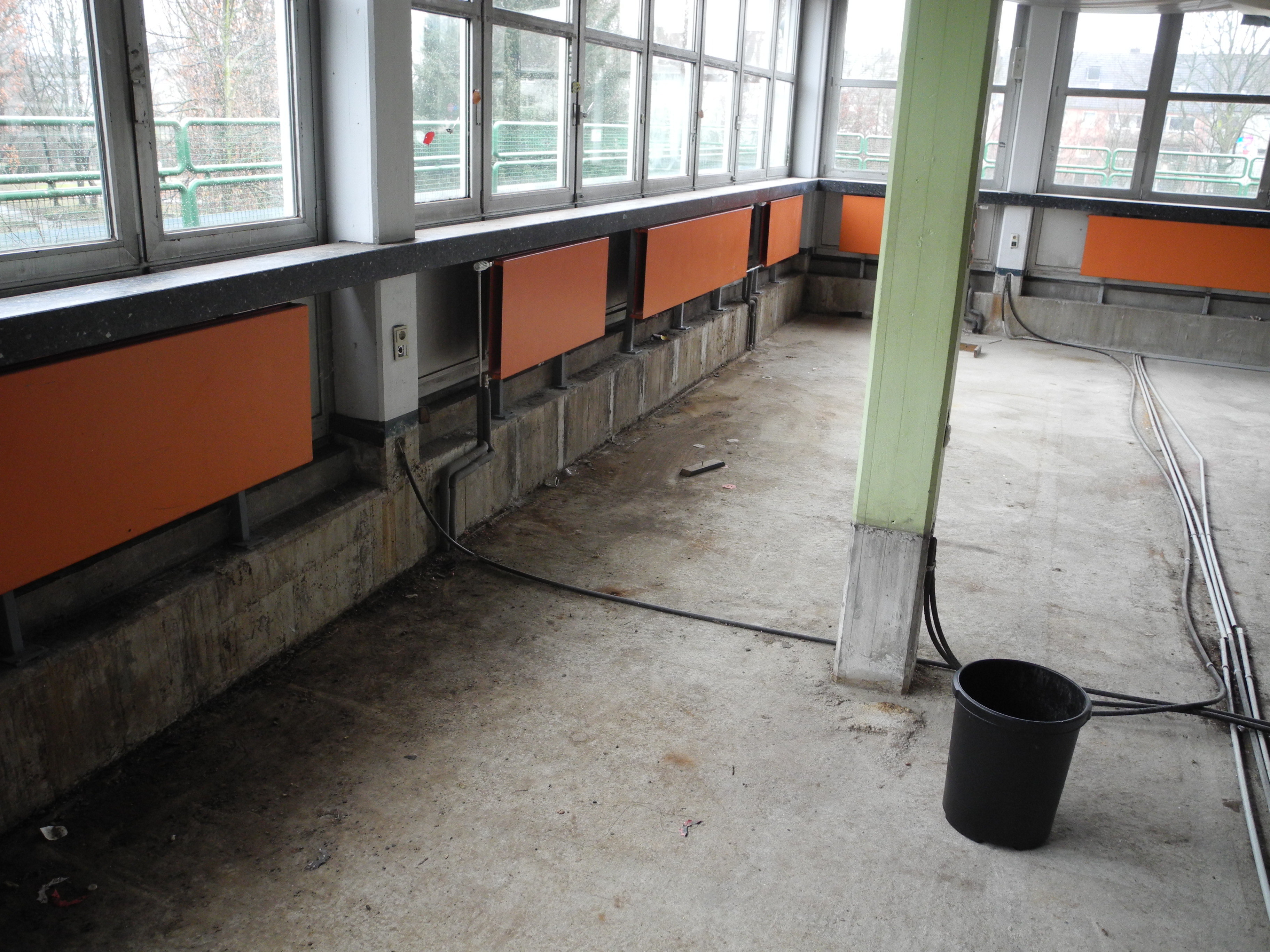 Gesamtschule Bockmühle - der Raum ist seit über drei Jahren nicht zu benutzen...