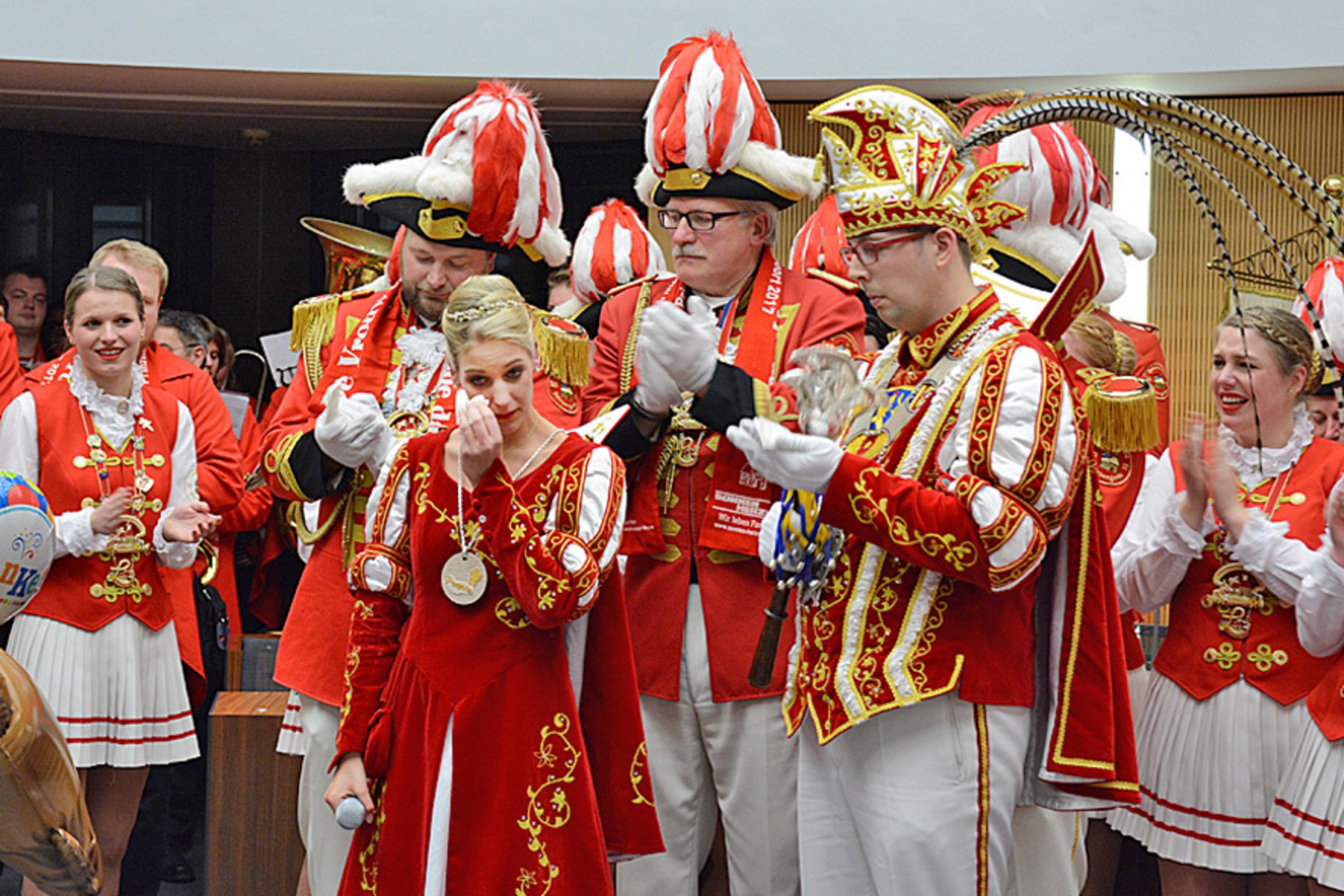  Gocher Prinzenpaar nimmt Abschied vom Karneval - Goch Illustration 