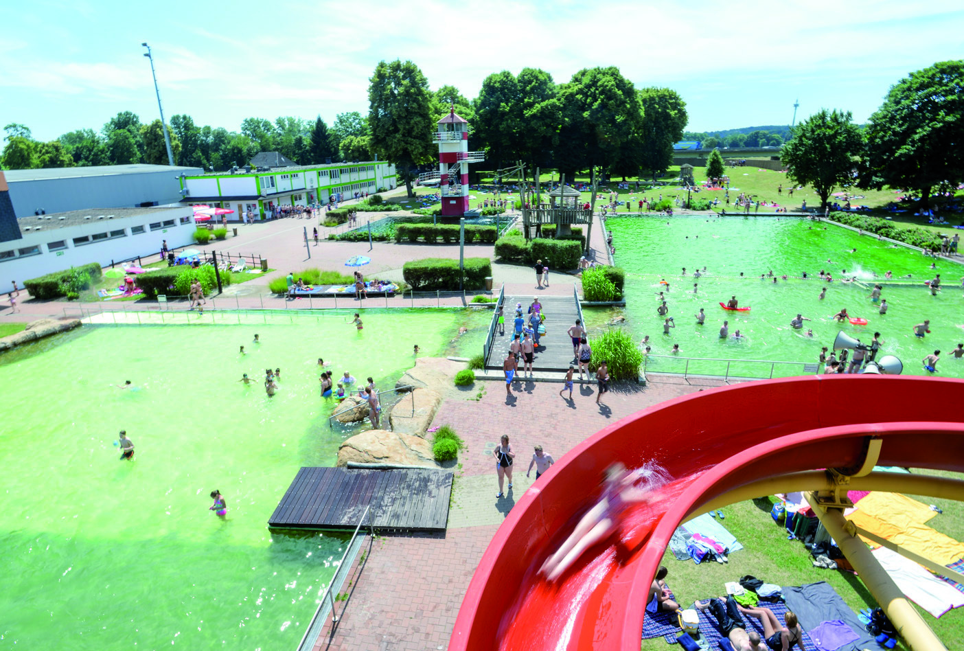 Das Naturbad in Styrum steht vor der Schließung, wenn der städtische Zuschuss von 237 000 Euro eingespart werden sollte.