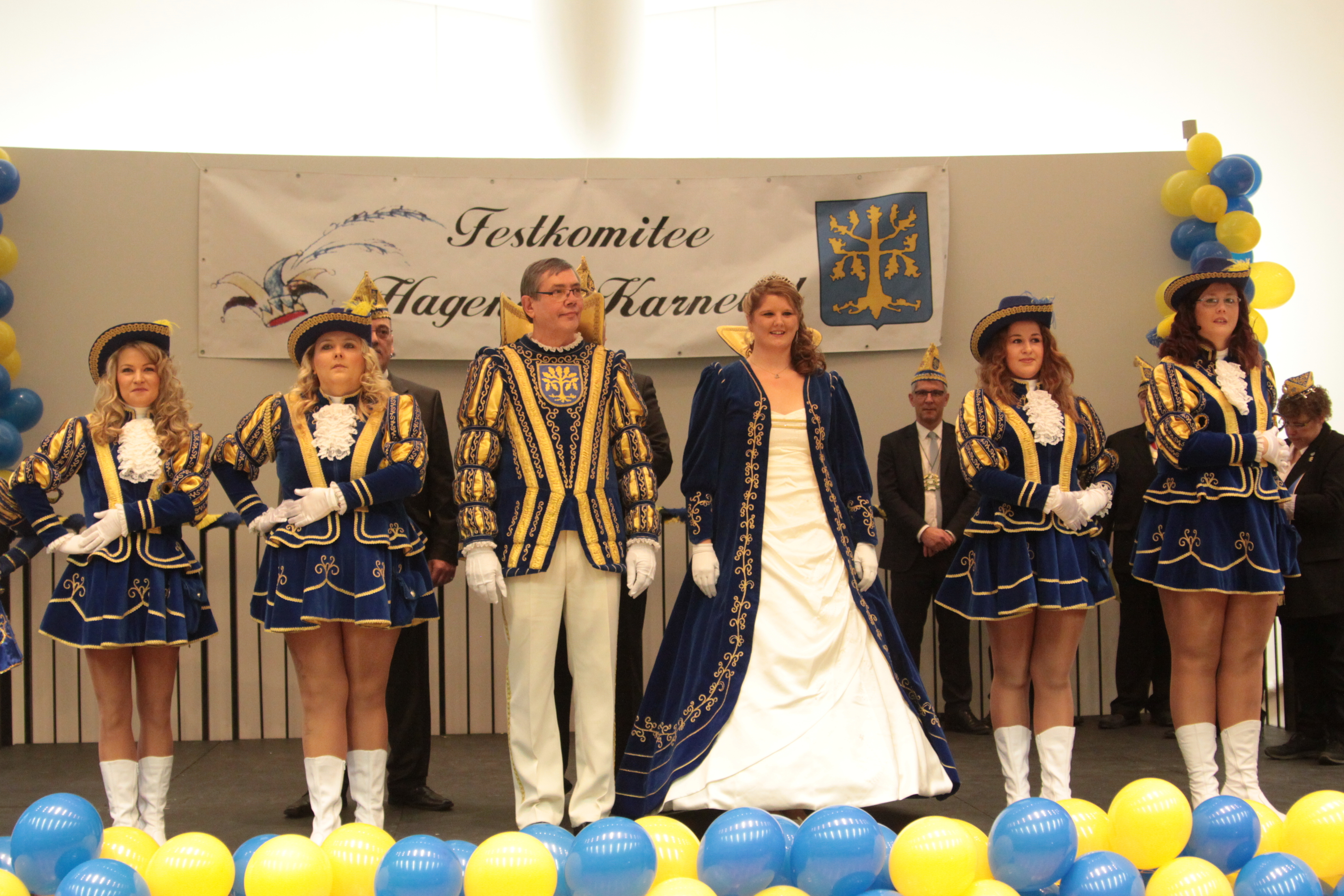 Das neue Prinzenpaar der Stadt Hagen am 11.11.2016 noch nicht gekrönt...