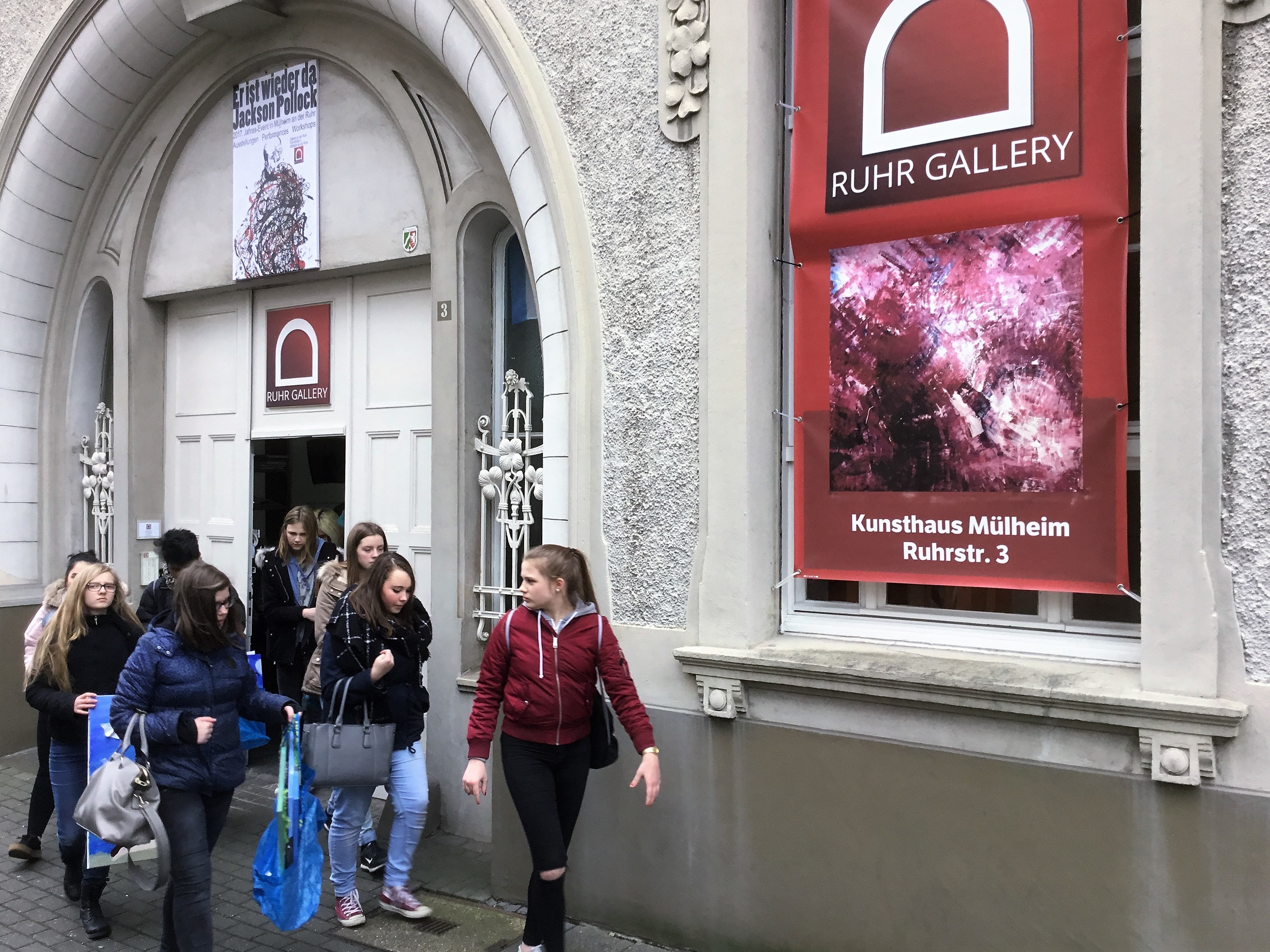 Kunstprojekt in der Galerie an der Ruhr in Mülheim