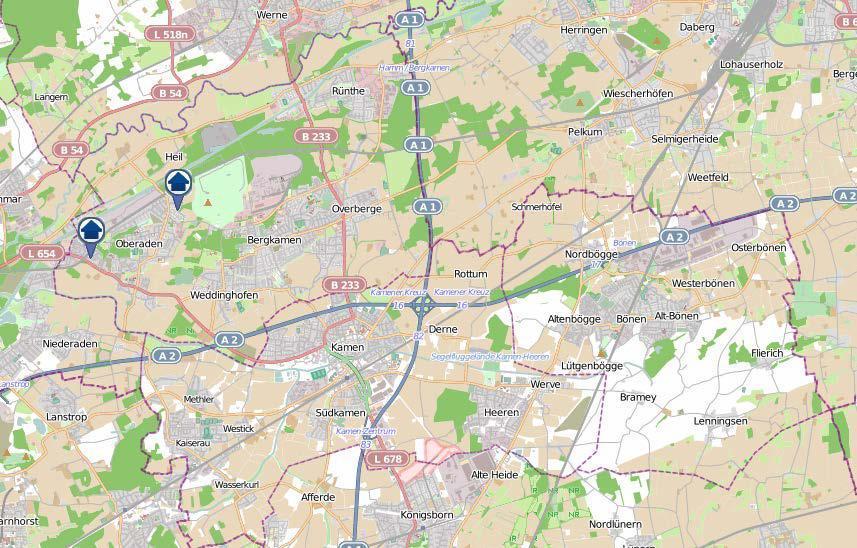 Der "Einbruchsradar" gibt einen Überblick über Einbrüche, die sich innerhalb einer Woche im Zuständigkeitsbereich der Kreispolizeibehörde zugetragen haben. Grafik: Polizei