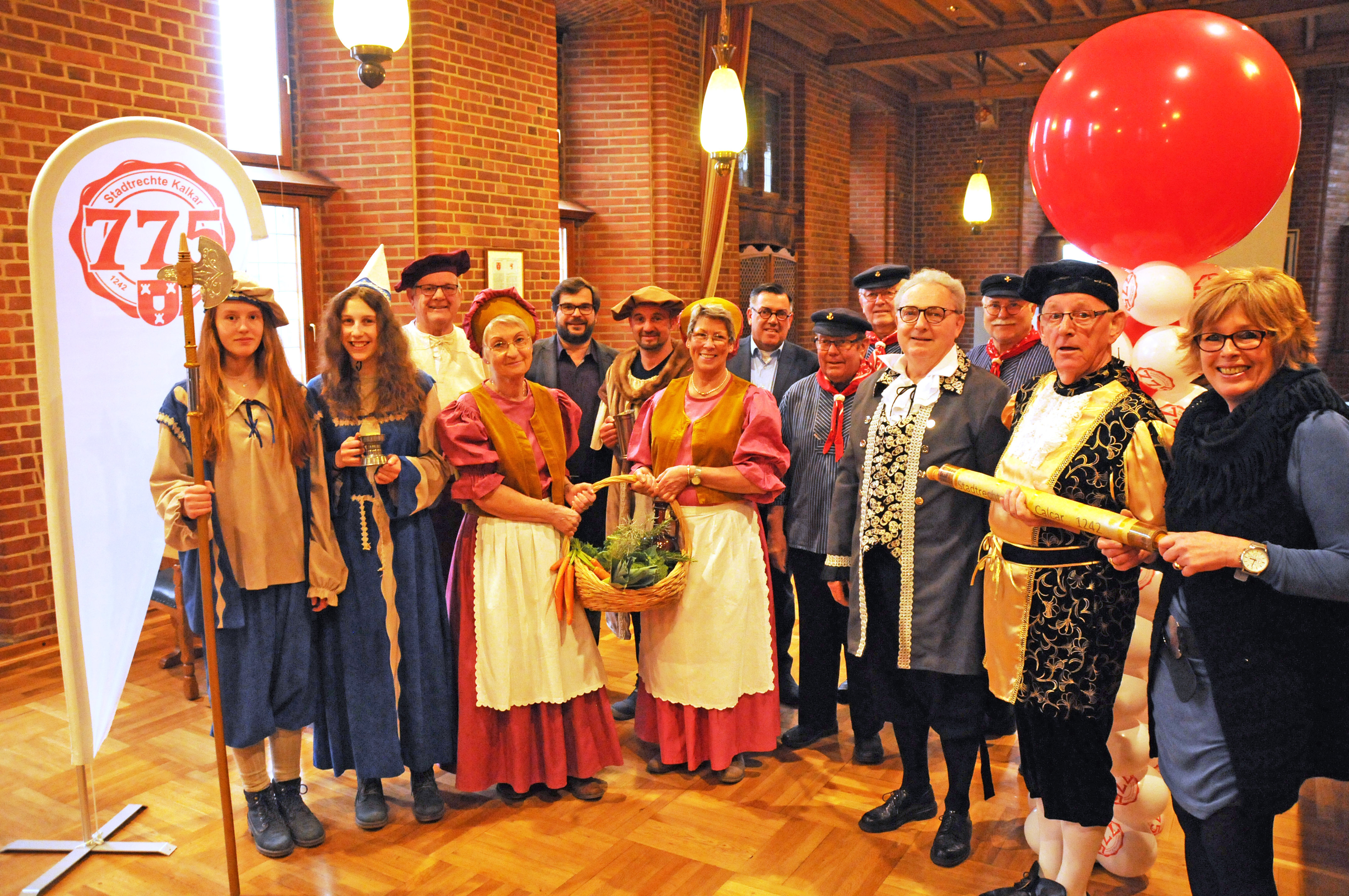 Die Kalkarer Gilden, Bruderschaften und Vereine freuen sich auf das diesjährige Stadtjubiläum in der Nicolaistadt.