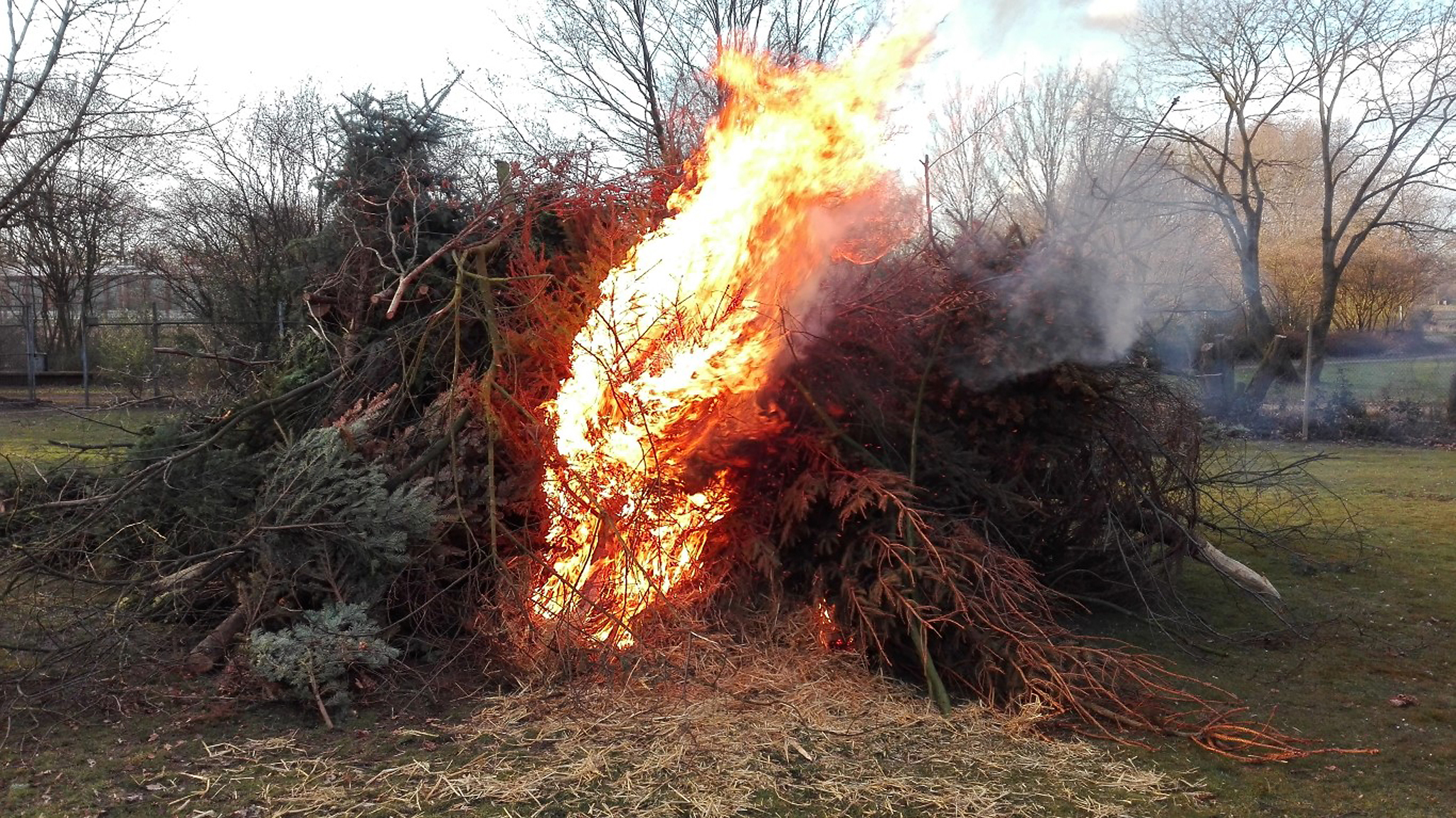 Für die Osterfeuer gelten auch in Dorsten einige "Spielregen".