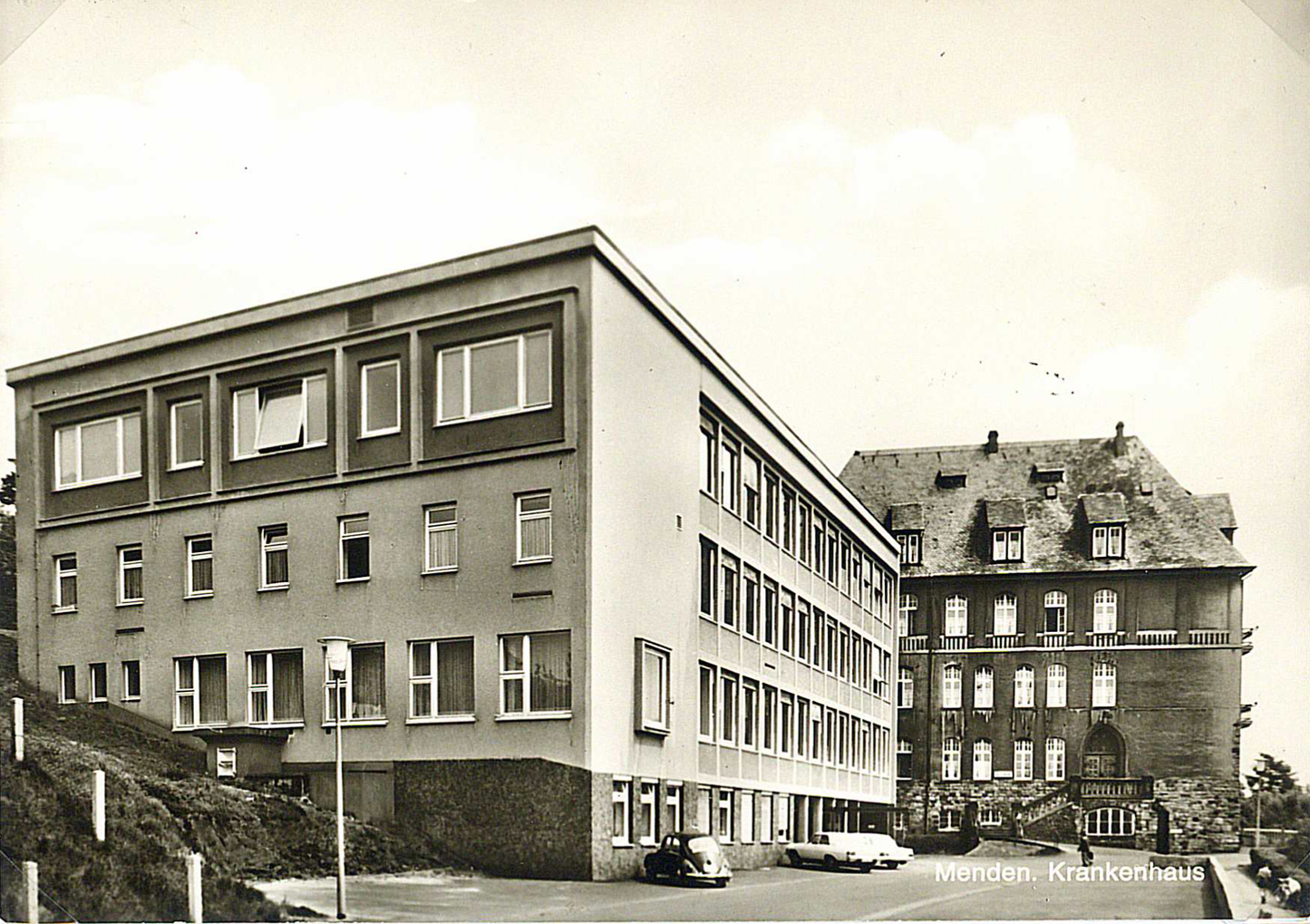 Historische Aufnahmen des Mendener Krankenhauses zeigen: das Hospital hat eine lange Tradition. Foto: Archiv