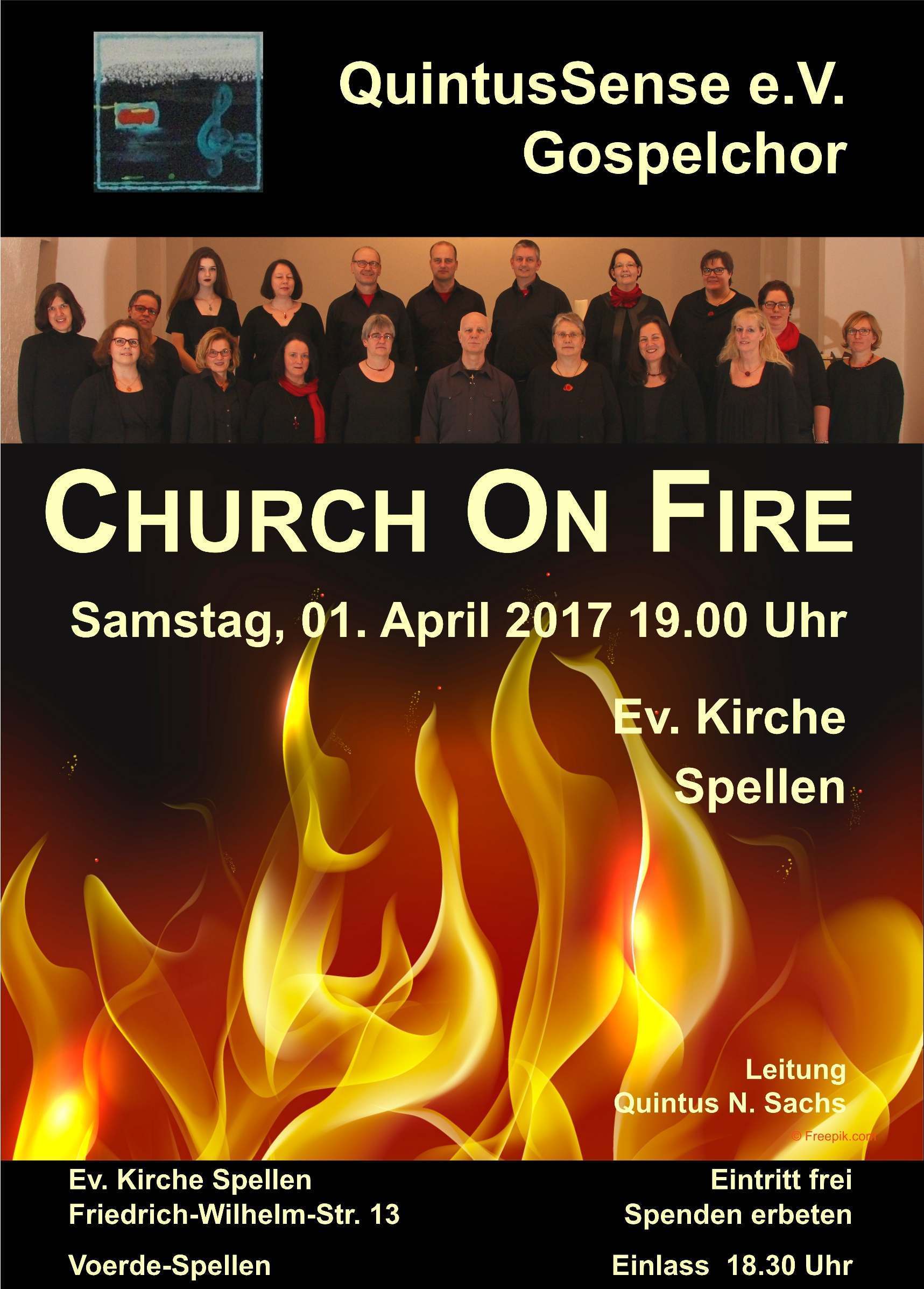 Konzert 01.04.2017 Evangelische Kirche Voerde-Spellen