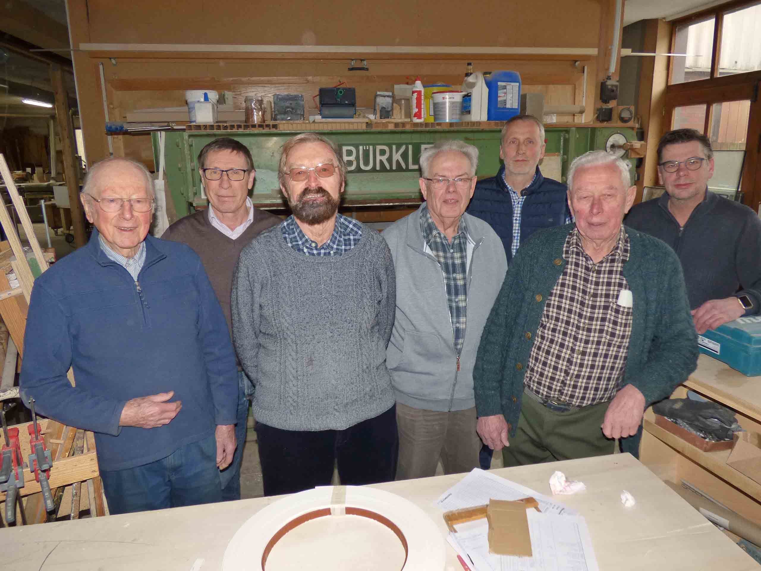 Zeitzeuge Alwin Cappel, Rolf Brögeler, Günter Heiligenpahl, Zeitzeuge Harald Hardacker, Dieter Holsteg, Zeitzeuge Friedhelm Zurmühlen, Andreas Hardacker,