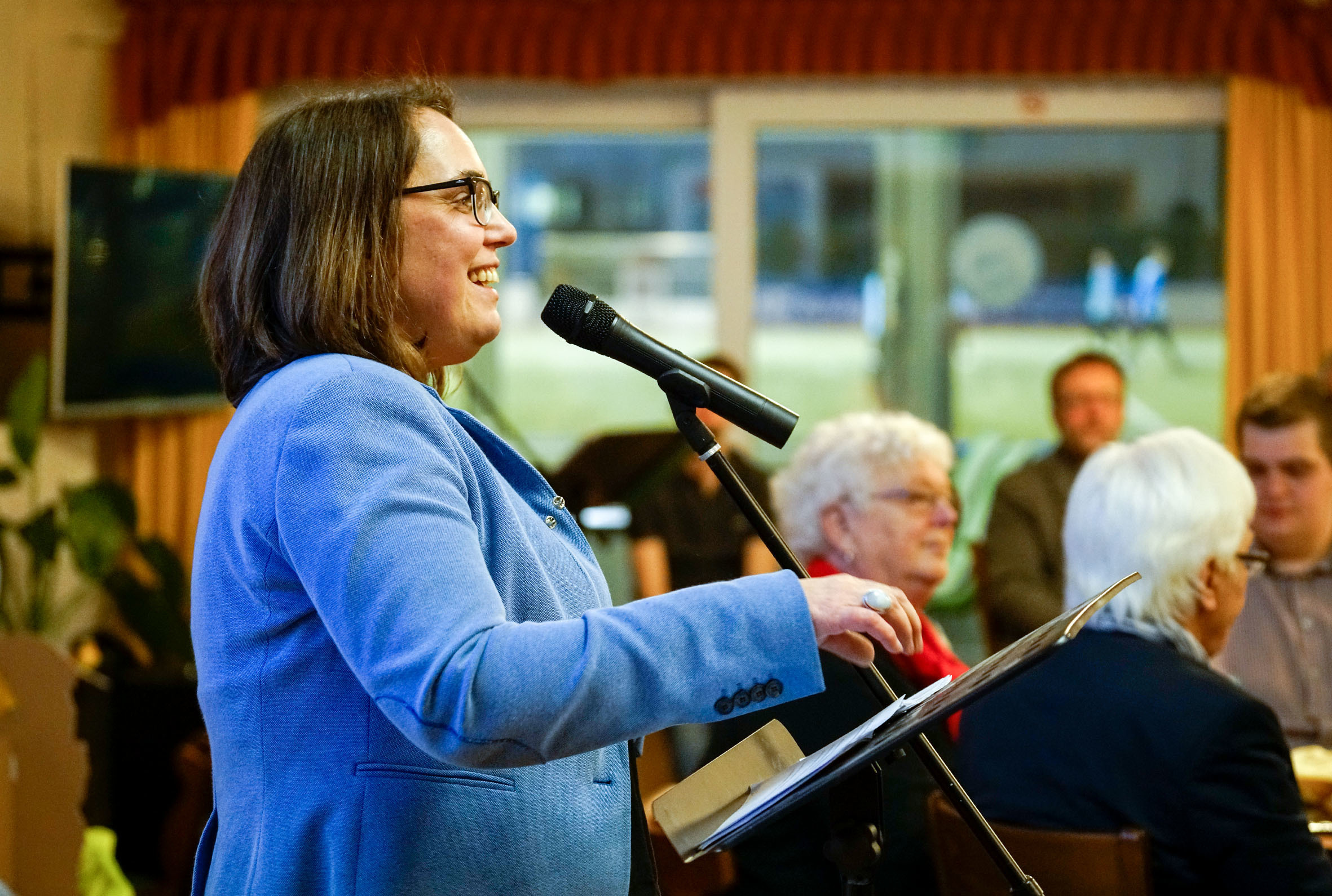Wahlkampfauftakt Anja Butschkau im Vereinsheim des FC Brünninghausen am 24.02.2017, Foto: Klaus Hartmann