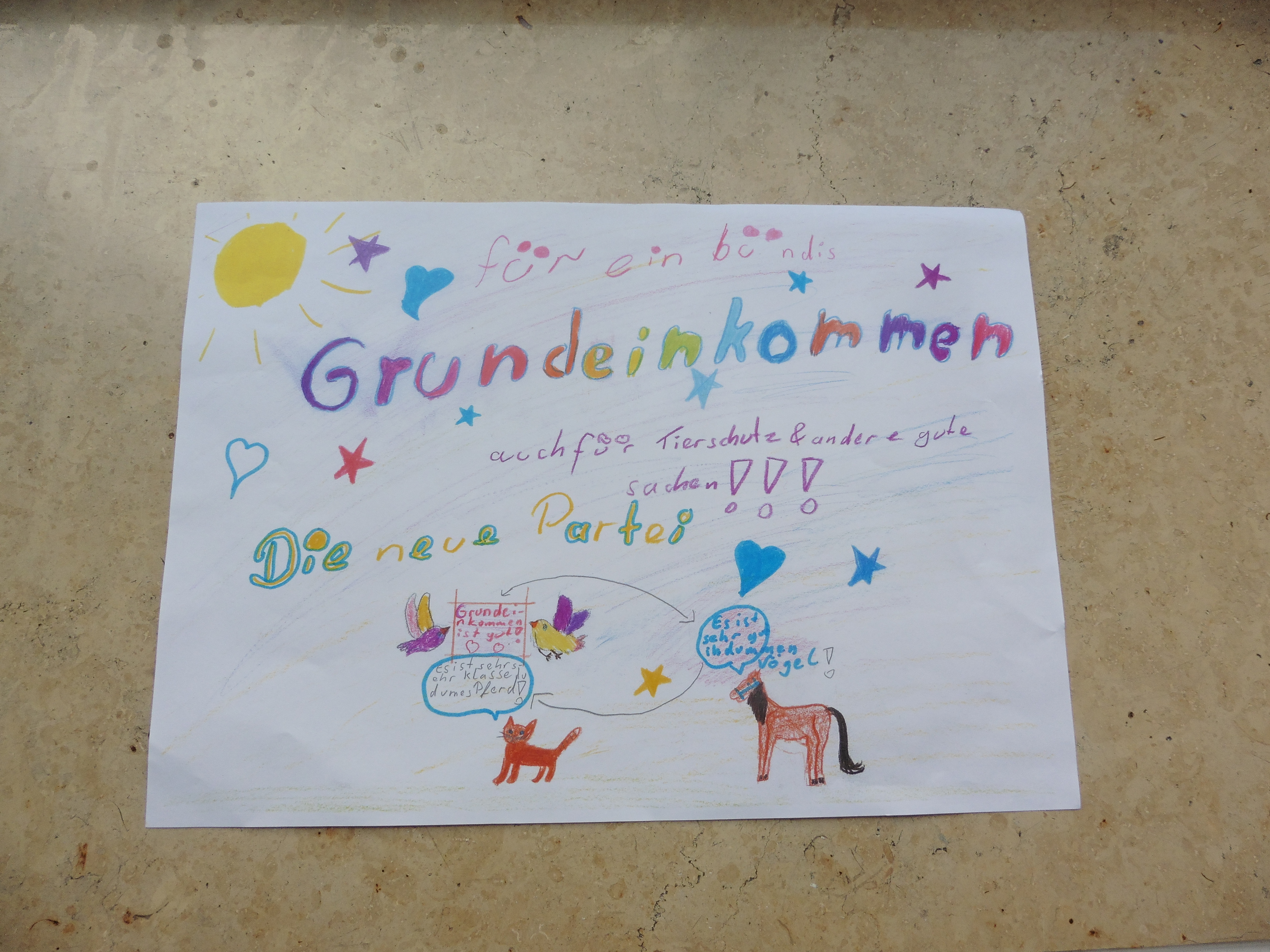 Gezeichnet von Thalia 9 Jahre.