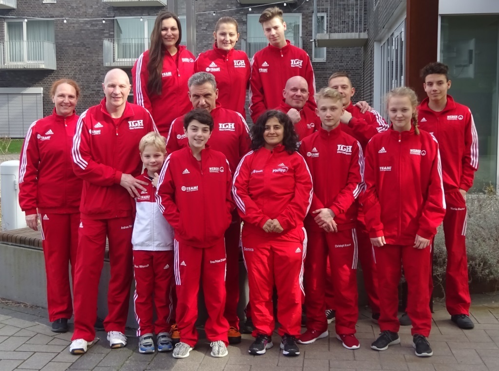 Zeigten sich als starkes Team: die Sportler vom Boxverein Rot-Weiß Buer