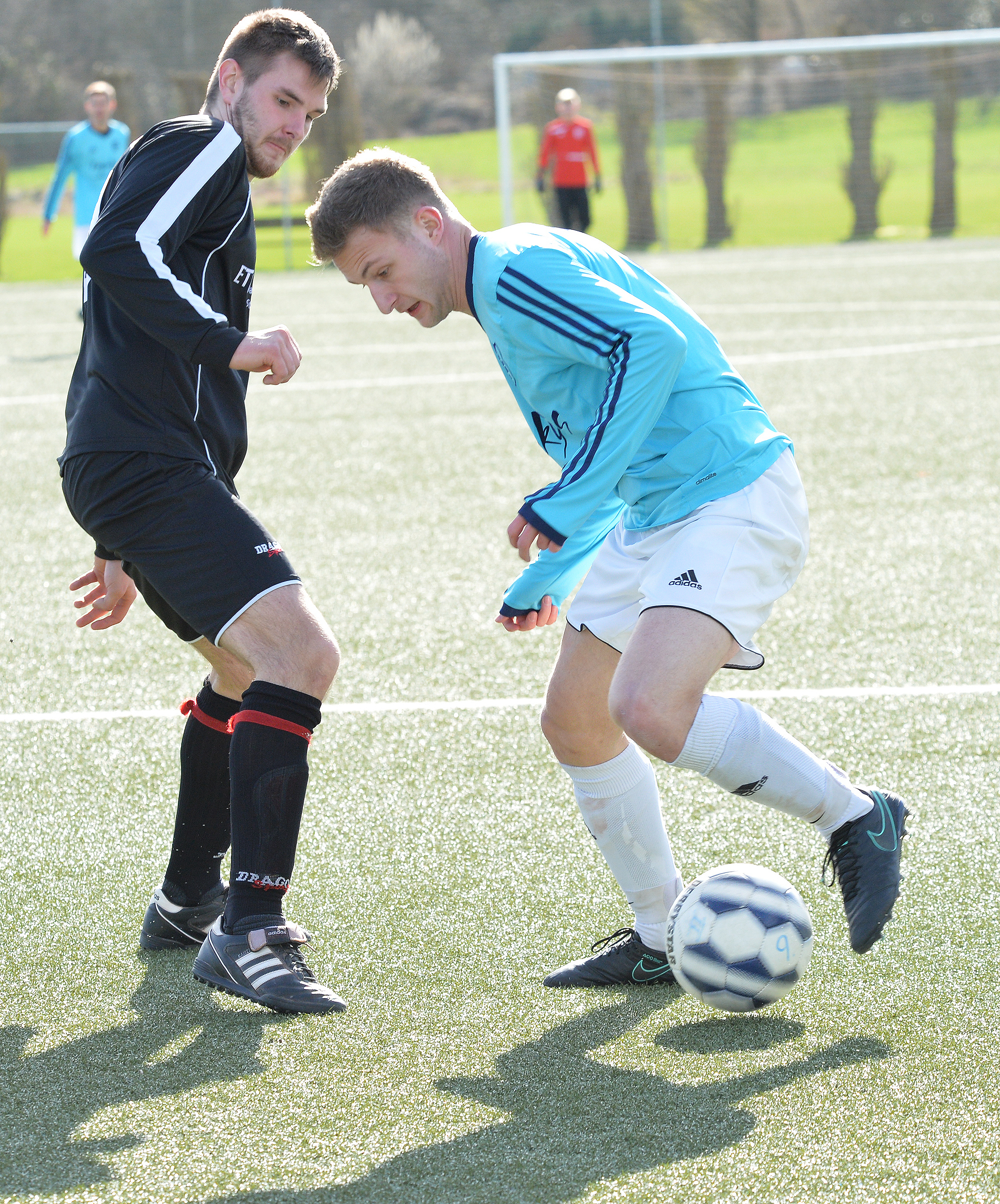 Mit ihrem vierten Platz können die Spieler der DJK-Reserve sehr zufrieden sein.
Foto: Bangert