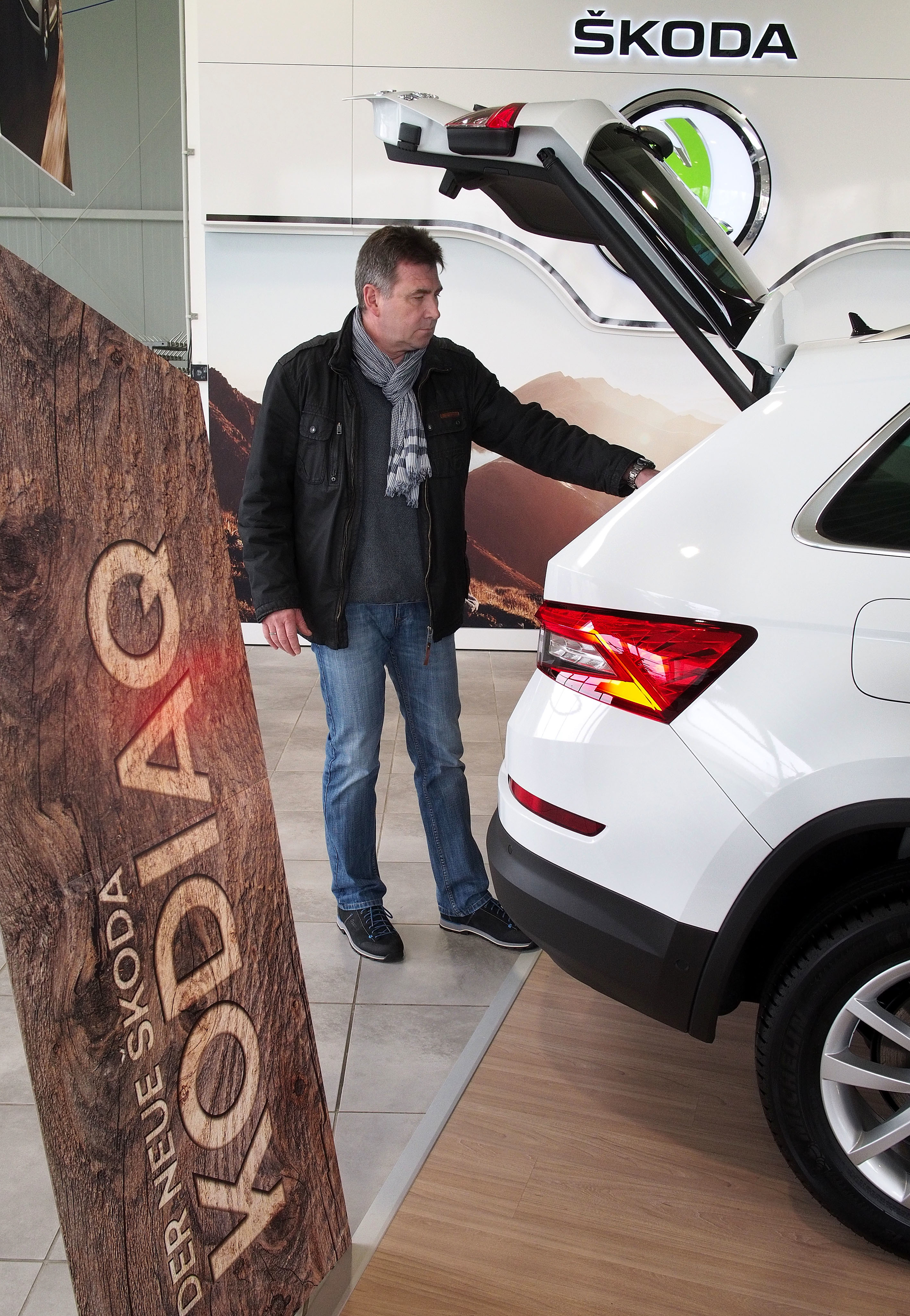 Am Wochenende bei Borgmann hinterließ der Kodiaq einen starken Eindruck. Fotos: Pieper