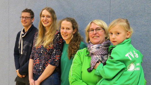 Von links: Tim-Simon Burow, Joana Peters, Anika Nüß, Sabrina Angenendt