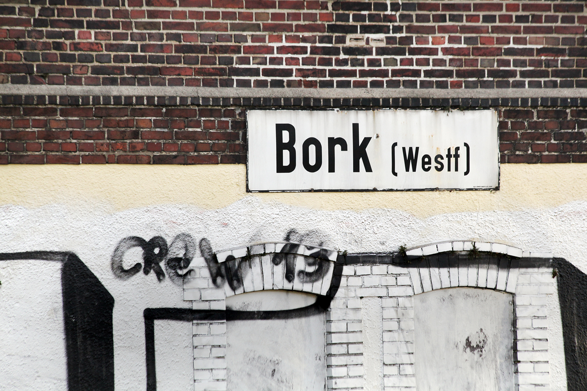 Der Zwischenfall passierte kurz vor dem Bahnhof in Bork.