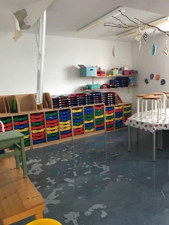 Unbekannte Vandalen wüteten in der Ickerner Marktschule. Fotos (2): Stadt