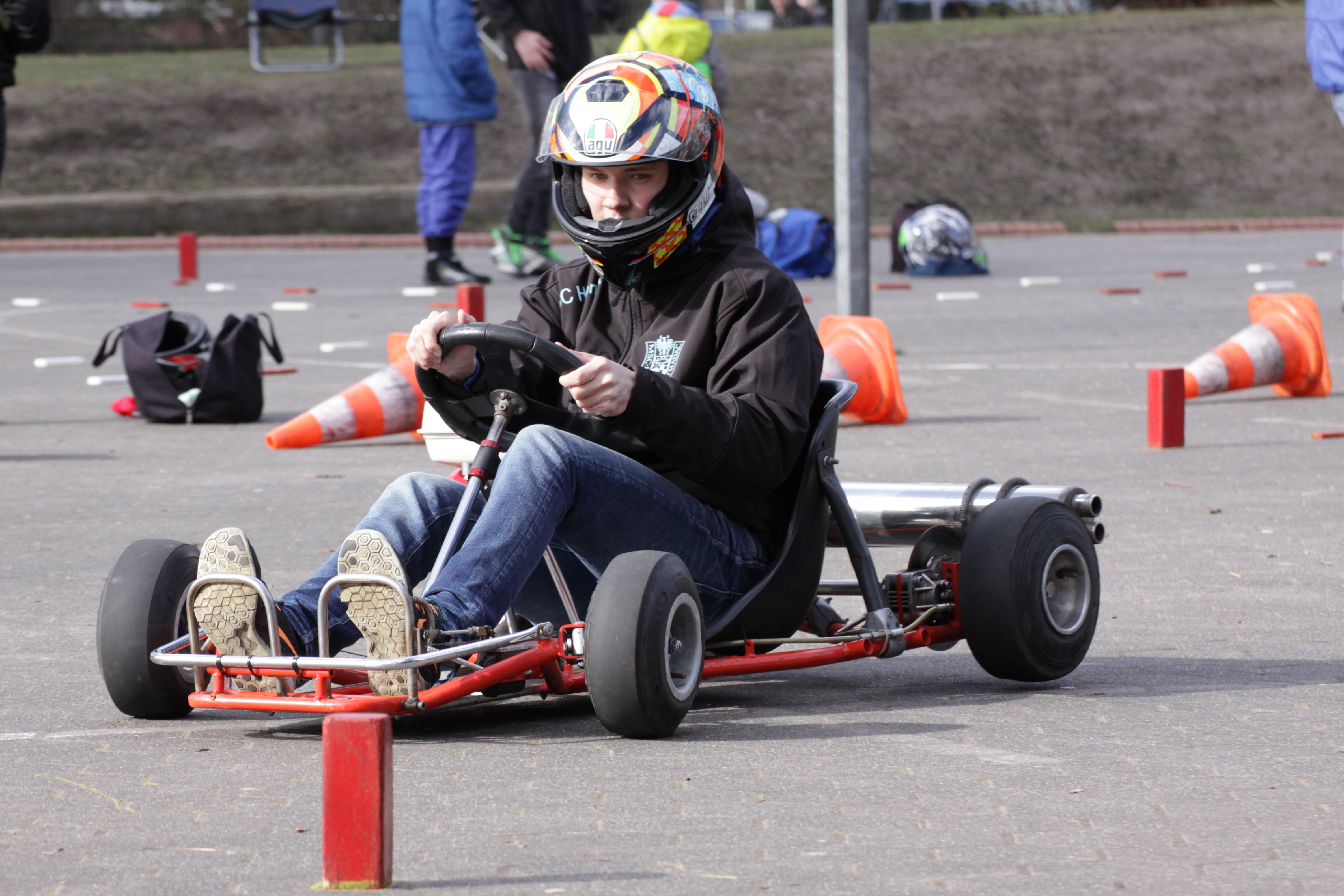 Maurice Brennholt im Kart