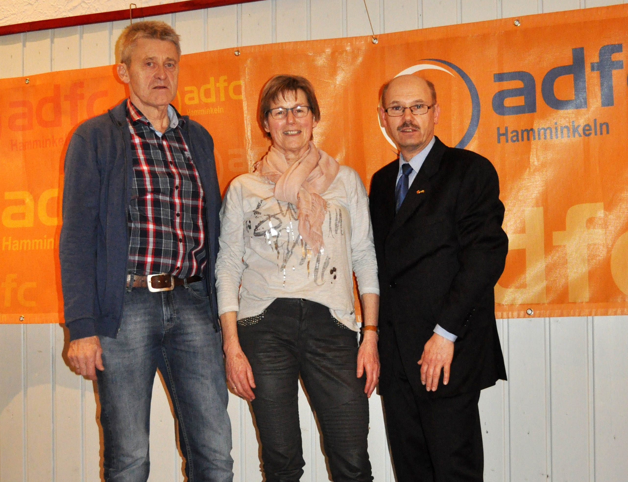 Auf dem Foto (von links): Gerd Schäpers, Hanne Elshof, Peter Zelmer.