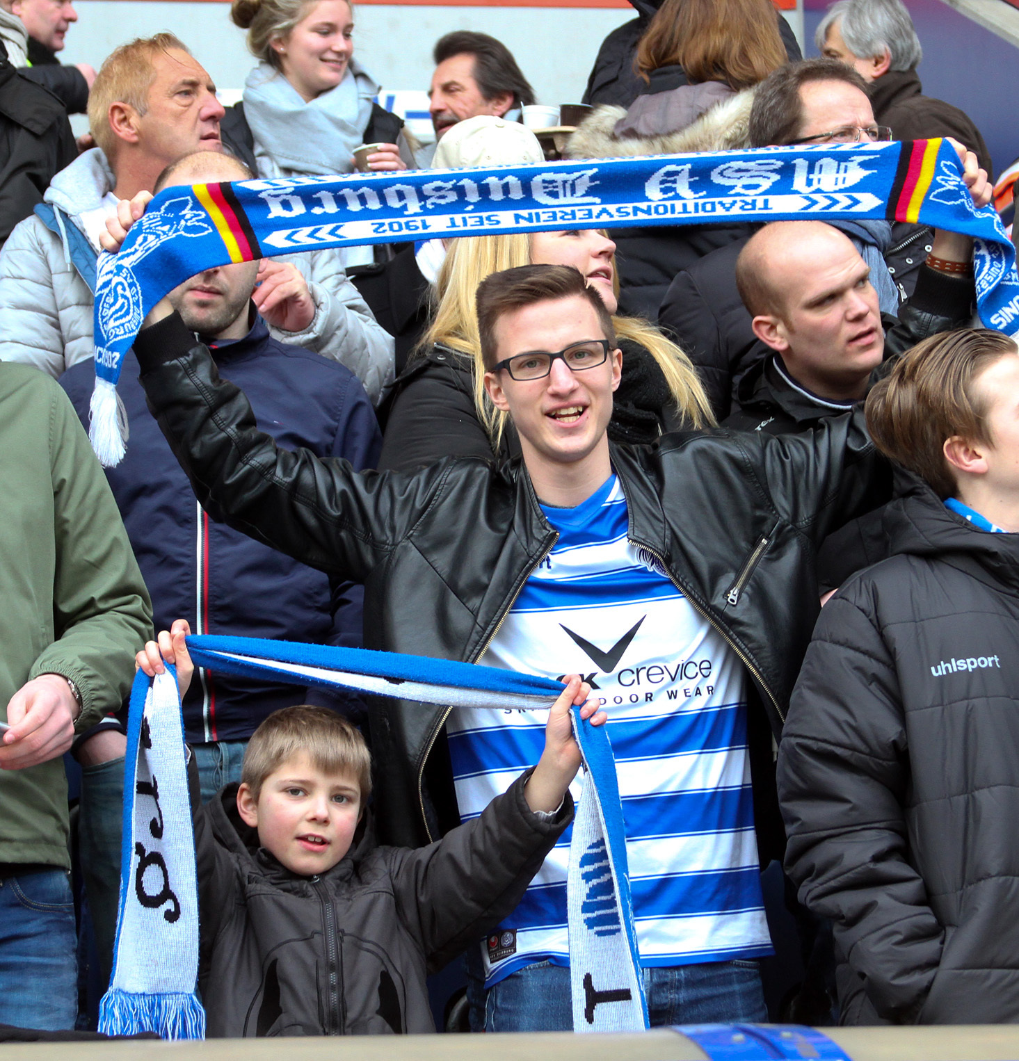 Dürfen sich auf ein spannendes Halbfinale gegen Rot Weiß Oberhausen freuen - die Fans vom MSV Duisburg