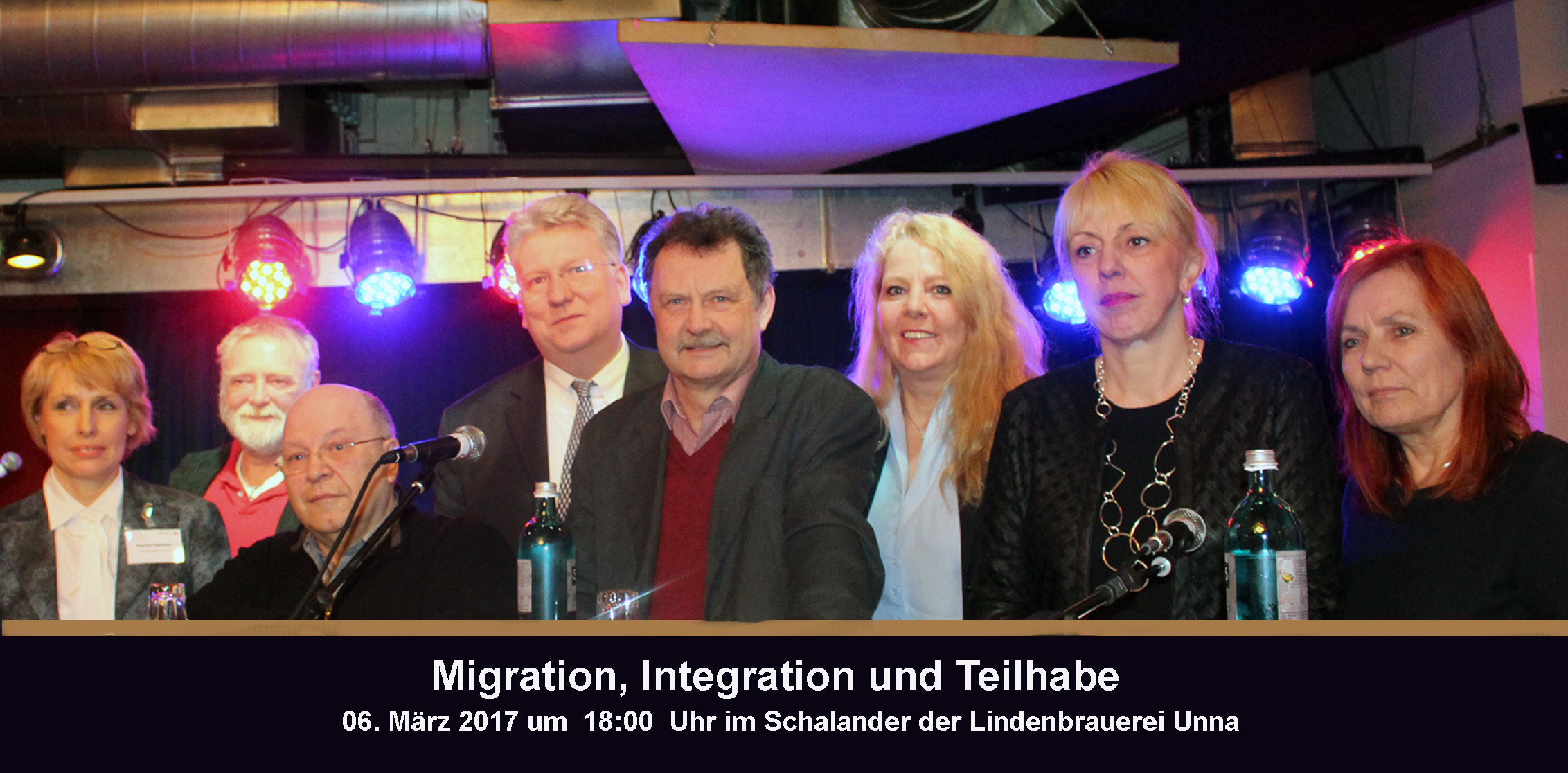 Ksenija Sakelšek, Hanns-Jörg Rohwedder, Walter Wendt-Kleinberg, Hartmut Ganzke, Herbert Goldmann, Bianca Dausend, Susanne Schneider und Rita Weißenberg