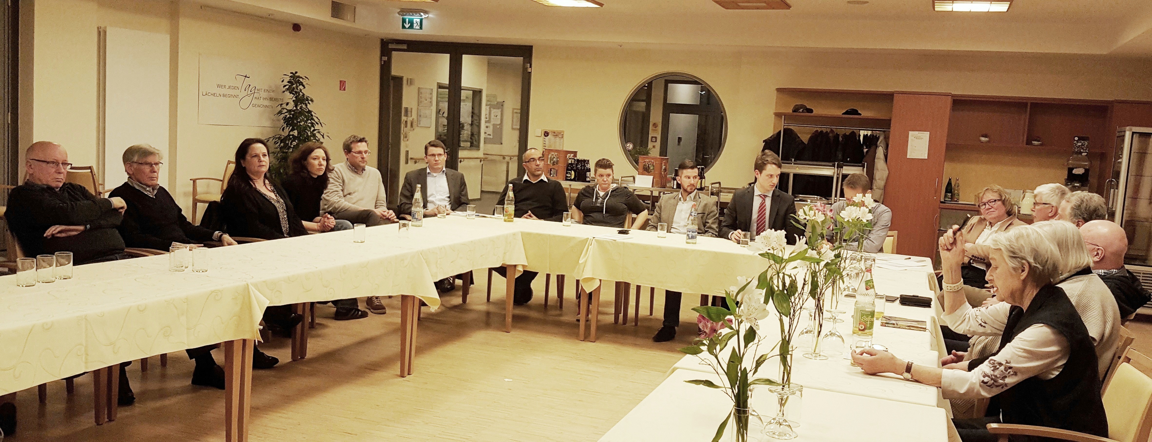 Gut besucht war die öffentliche Diskussion im Paul-Hannig-Heim.
Foto: Henschke