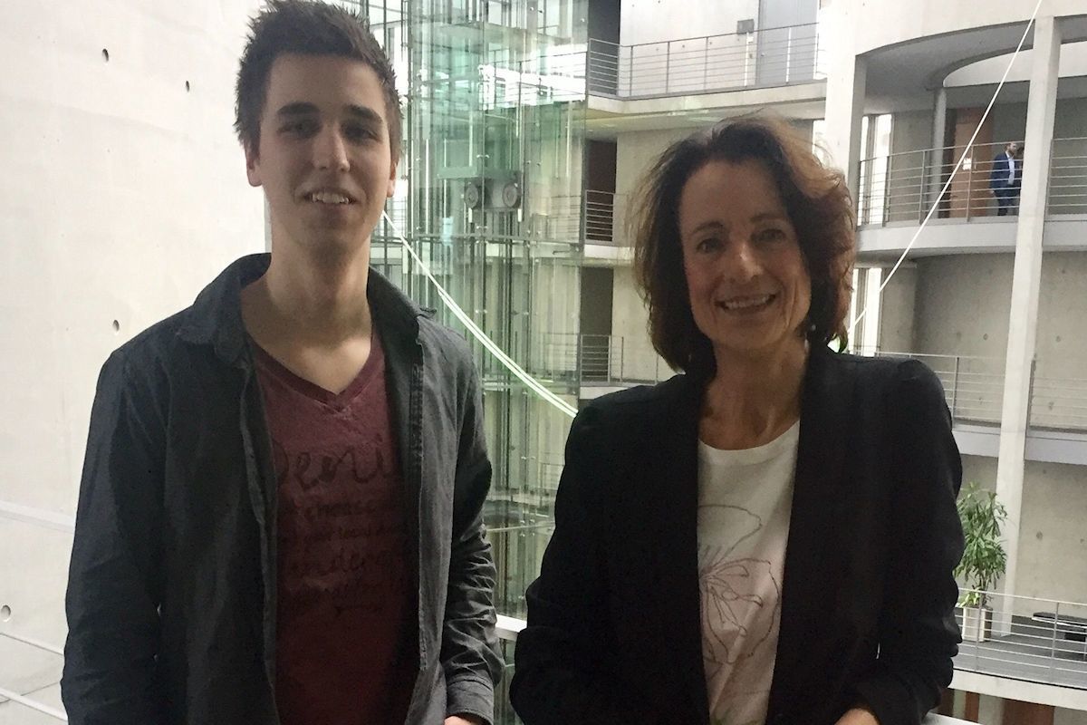 MdB Dagmar Freitag und Noah Kögel aus Werdohl