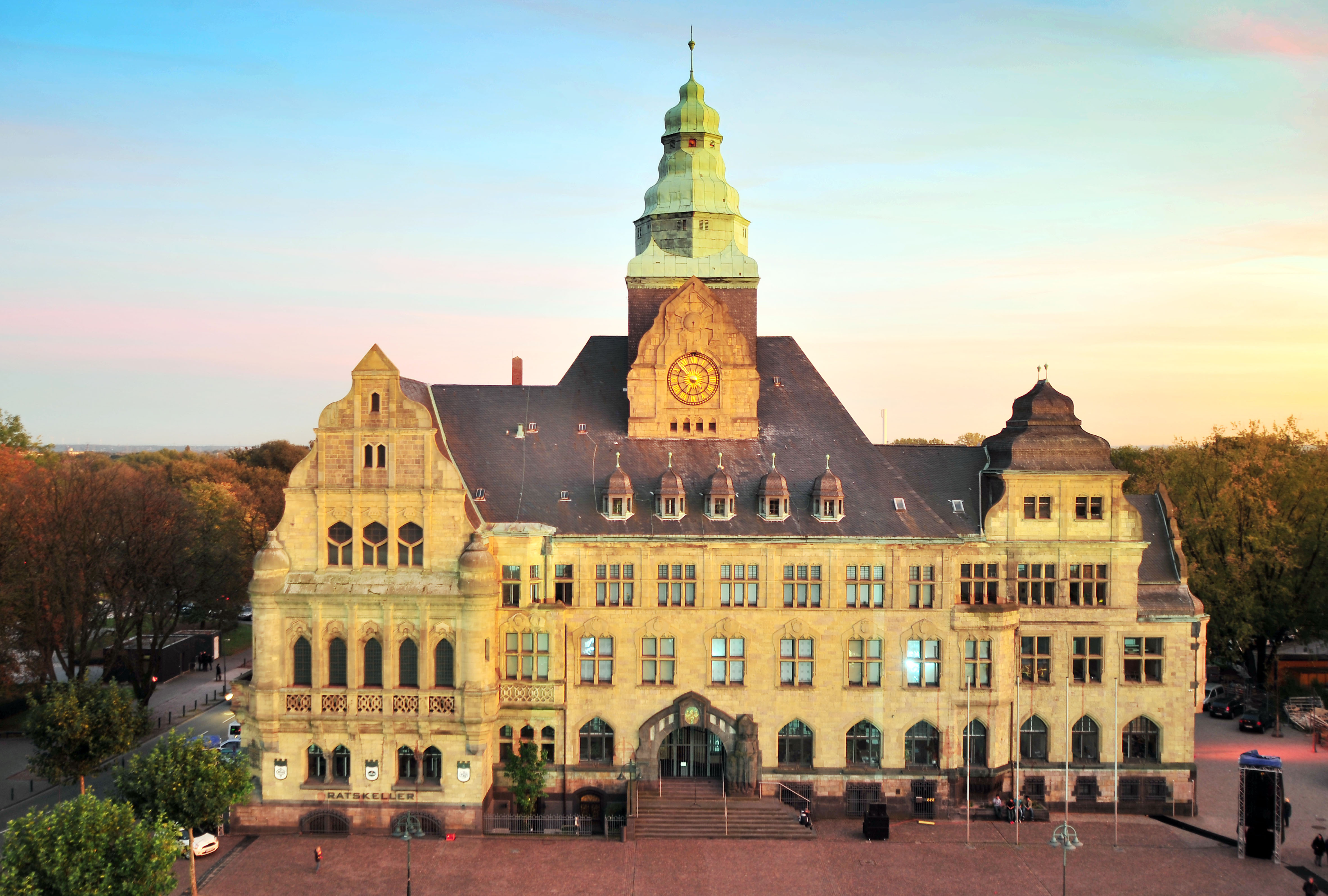 Das Recklinghäuser Rathaus. Foto: Archiv