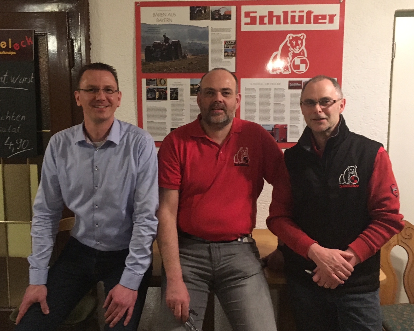 Lars Berger, Stephan Baehr und Wolfgang Berlin.
