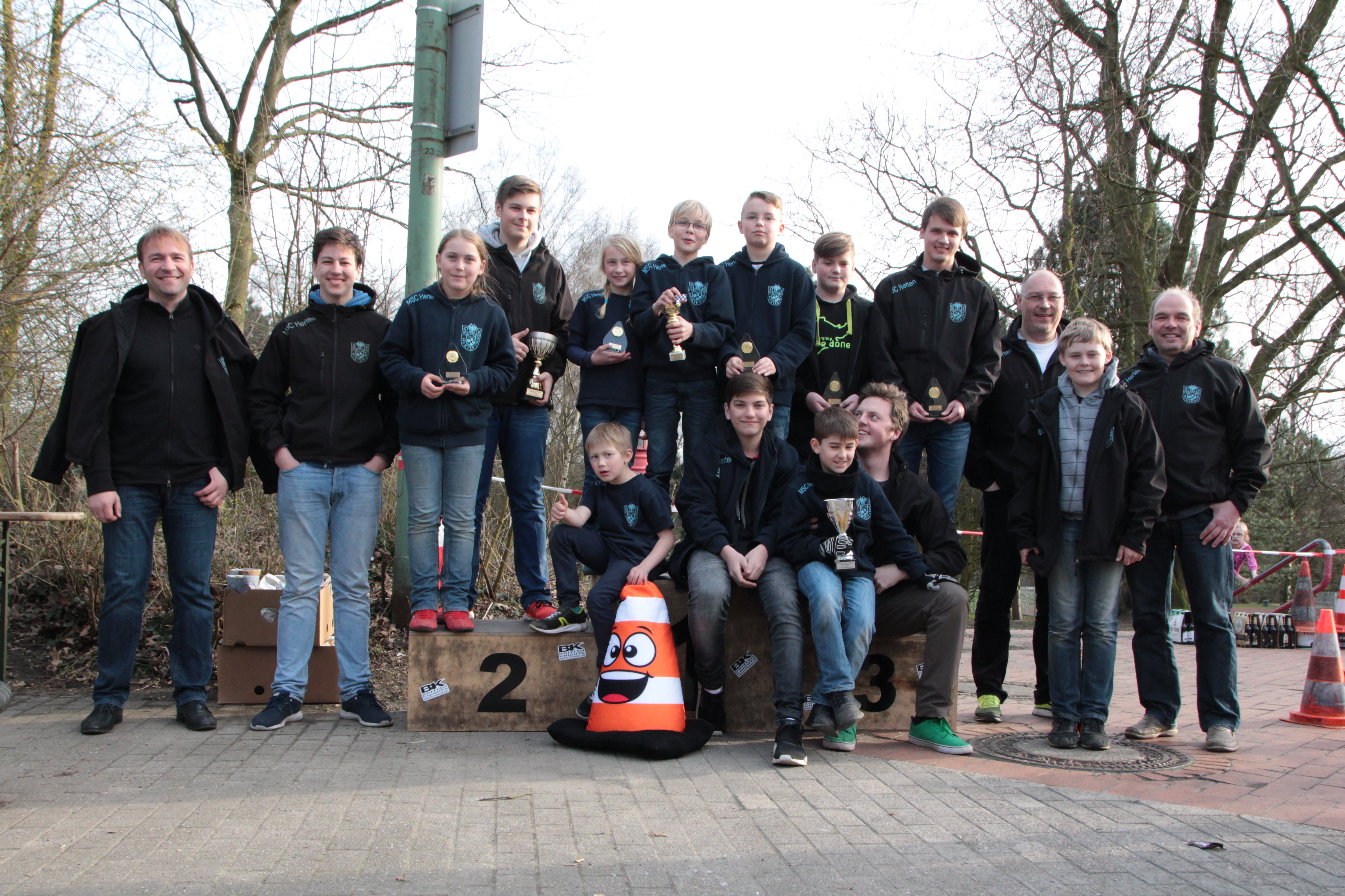 Die erfolgreiche Jugendgruppe des MSC Herten